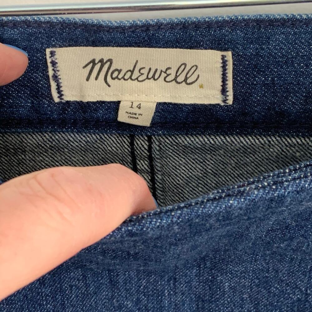 Madewell Raw Hem Wrap Skirt size 14 - Picture 4 of 7